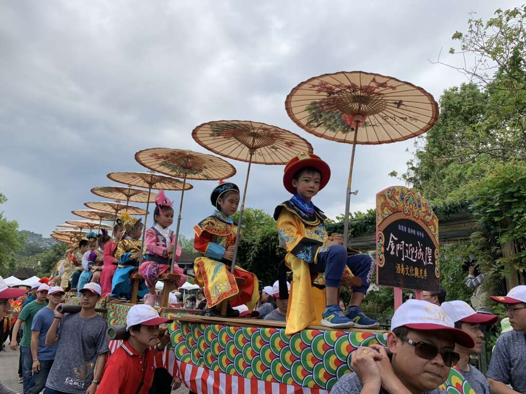 在動物園遇到陣頭 金門迎城隍在臺北市動物園登場 小朋友嗨翻了
