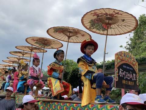 在動物園遇到陣頭 金門迎城隍在臺北市動物園登場 小朋友嗨翻了
