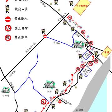 2019金門夏日音樂季交管圖