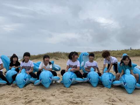 2019金門夏日音樂季活動后湖濱海公園會場設置小小朋友最愛的可愛動物不倒翁區