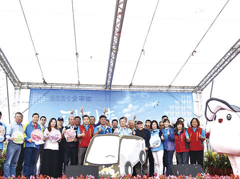 金門石蚵小麥文化季活動，在林厝和平公園紀念園區熱鬧登場。