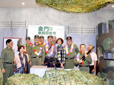 邁入第四年的「金門老兵召集令」活動，累積參加活動的老兵已達2萬6千人，歷次舉辦也均獲好評。（翁維智攝）