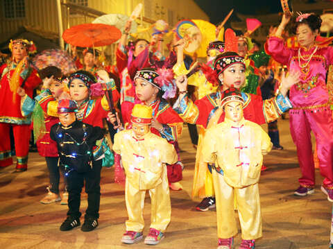 四境藝陣將在明日晚間於後浦踩街。（金城鎮公所提供）