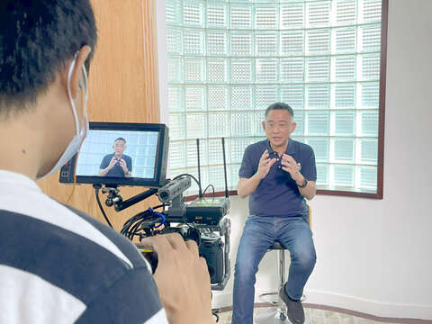 拚觀光，行銷金門，縣長楊鎮浯日前獲邀參加「亞洲跳島郵輪論壇」時，特別透過視訊方式，向大家介紹金門之美。（縣府觀光處提供）