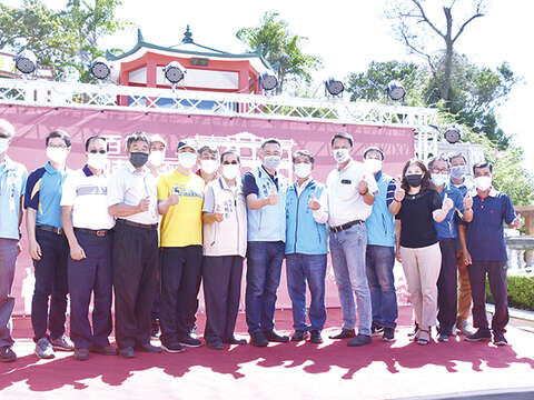 陳景蘭洋樓今年落成百年，昨日舉辦慶祝活動。（陳冠霖攝）1