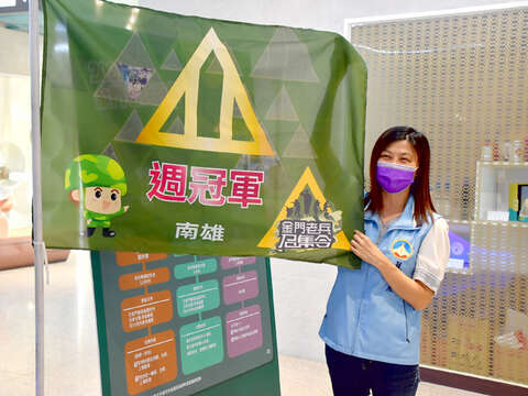 「2021年金門老兵召集令」活動，觀光處推出週冠軍競賽。（陳冠霖攝）