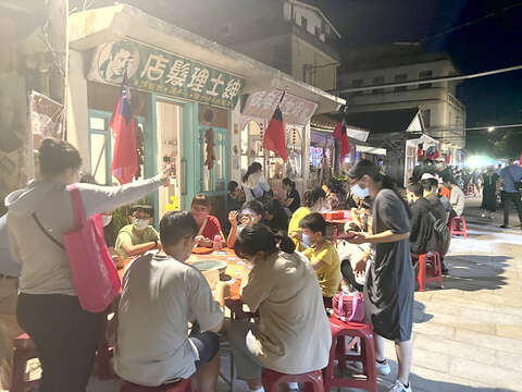 博狀元餅大賽席開10桌。（陳麗妤攝）