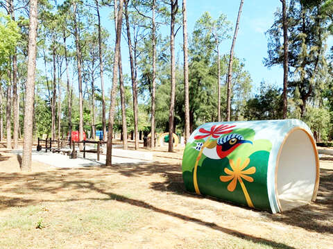 中山林遊憩區。（社會處提供）