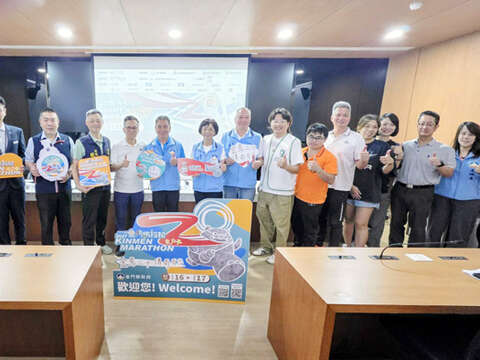 第二十屆馬拉松記者會宣布將在明年一月十六、十七日登場。(許峻魁攝)
