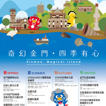 奇幻金門~四季有心 2018高雄展覽館 金門館超級好康