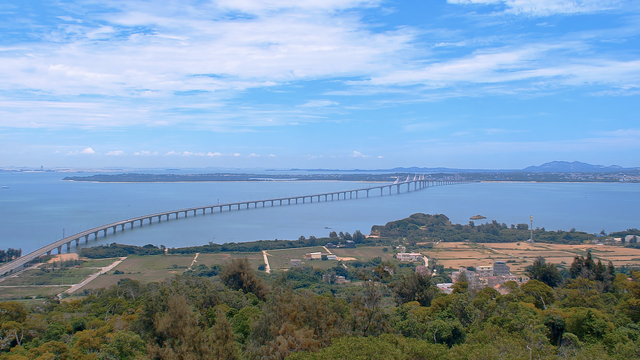 麒麟山森林公園眺望金門大橋