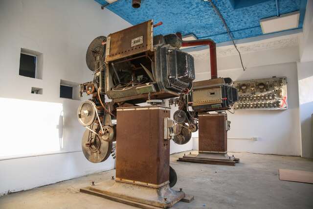 老式放映機陳展