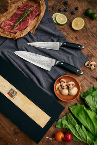 3D龍紋新式鋼刀禮盒2入 - 金合利