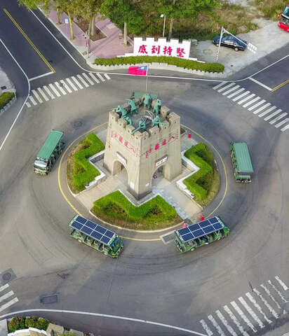 烈嶼景點空拍圖