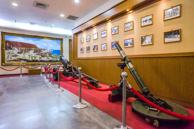 古寧頭戰史館內12幅大型油畫重現當時景像