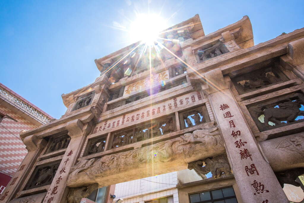 邱良功母節孝坊為金門經典牌坊